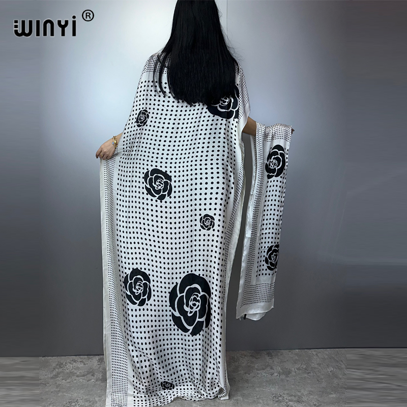 WINYI robe traditionnelle africaine musulmane pour femme abaya dubaï caftan de luxe robe de soirée élégante robe Maxi longueur couvertures de plage