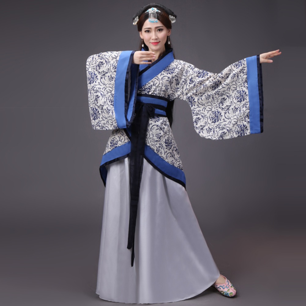 Hanfu – vêtements chinois pour femmes, Costumes de spectacle Cosplay, vêtements de danse, vêtements de fête sur scène pour filles, Style ethnique Vintage