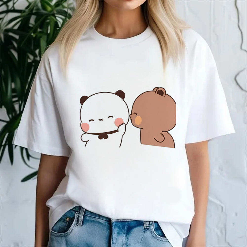 Bubu Dudu t-shirt femme respirant Pastel à la mode Vintage coloré t-shirt vêtements coréens hip hop streetwear femmes 2000s Punk