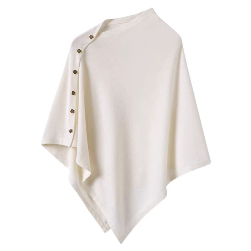 Grand châle pour femmes, mode printemps et automne, polyvalent, boucle diagonale, ample, haut de gamme, Cape tricotée, nouvelle collection 2025