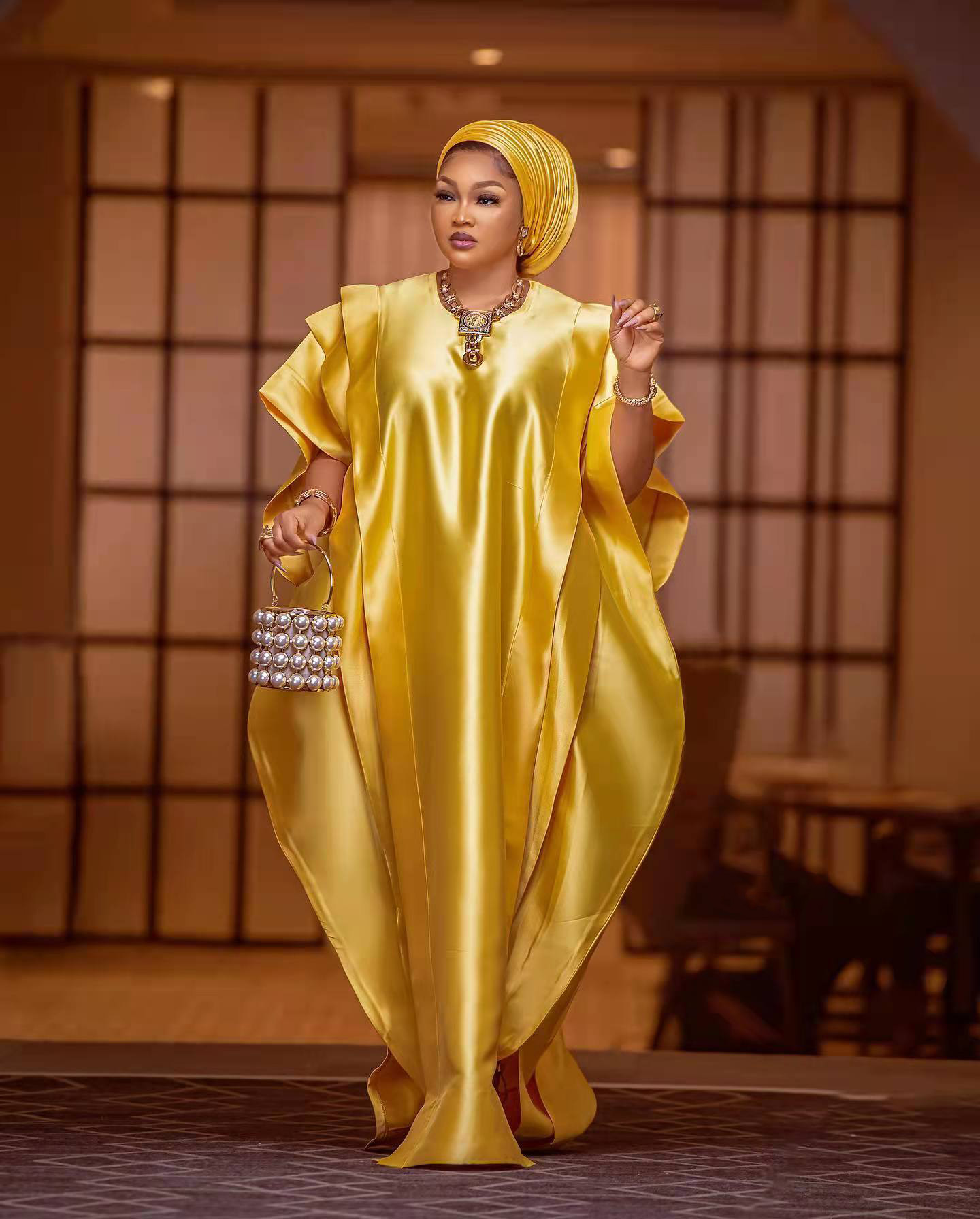 Mères africaines BUBU vêtements ethniques islamiques robe ample 2025 qualité personnalisée tissu brillant mode élégante