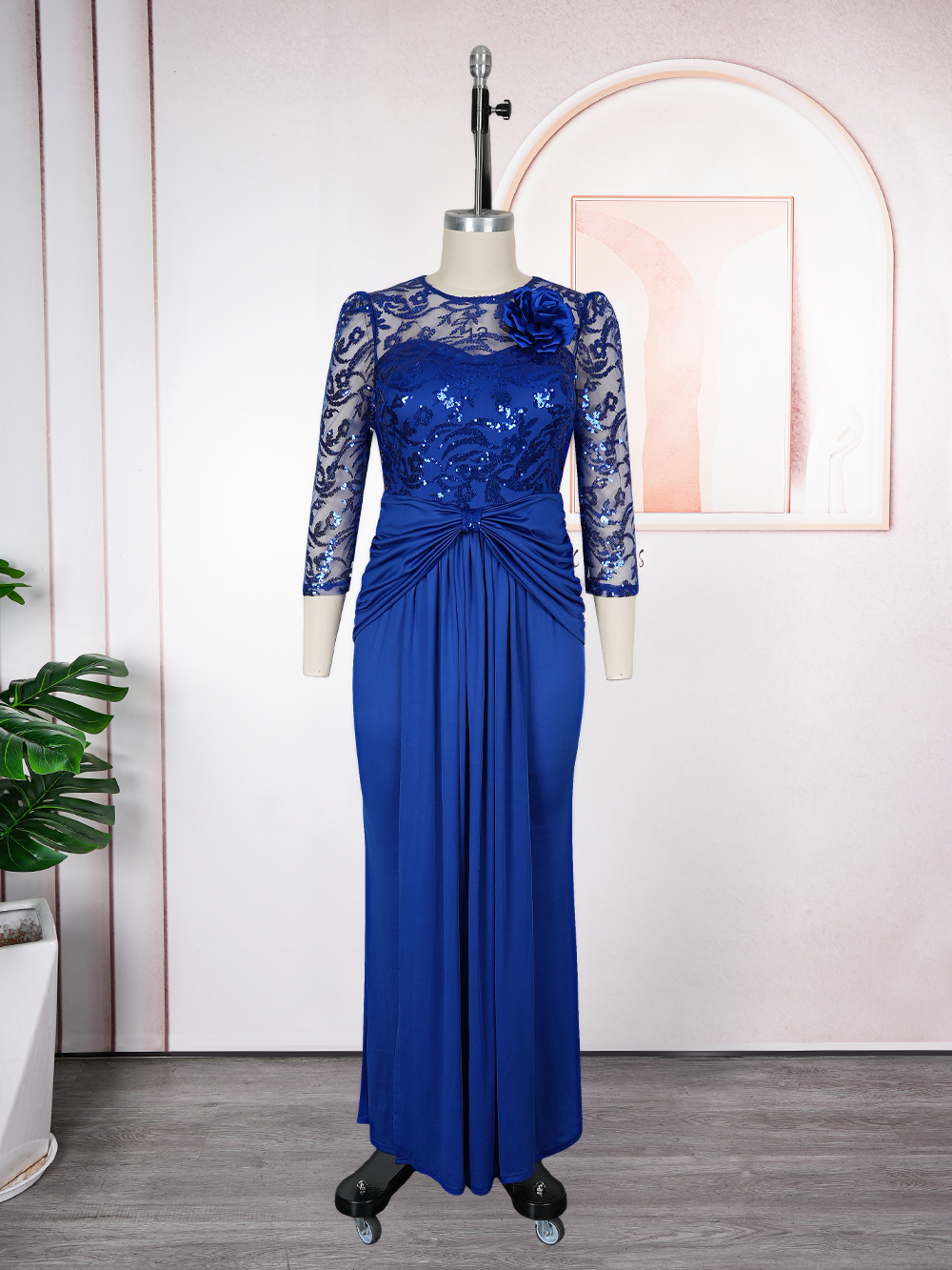 Robes de soirée africaines grande taille pour femmes Dashiki paillettes Sexy moulante longue robe élégante turquie musulmane robe de soirée de mariage