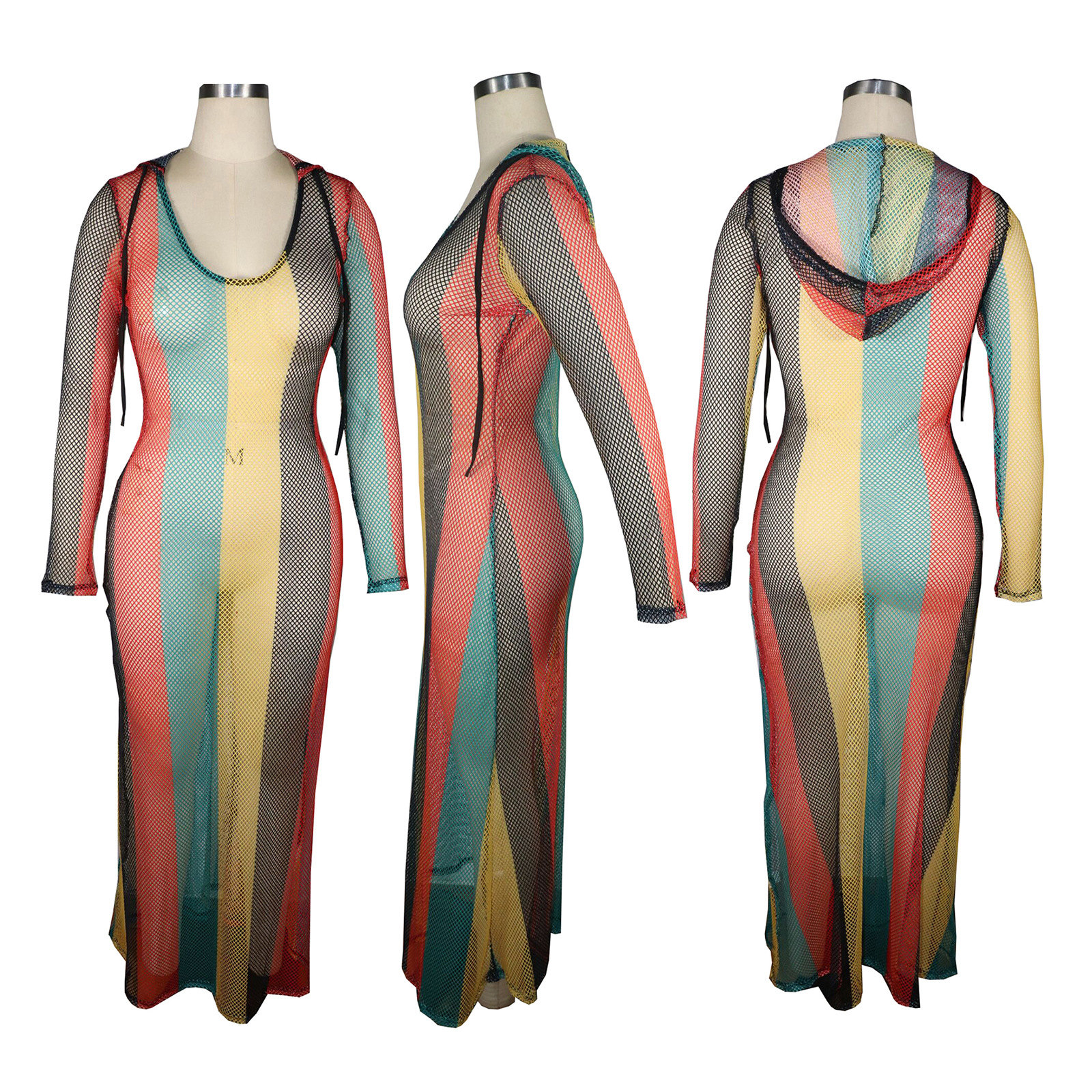 Robe de plage longue au crochet, cover-up pour les maillots de bain, Saida De Praia Longa, pour les femmes, tunique de plage