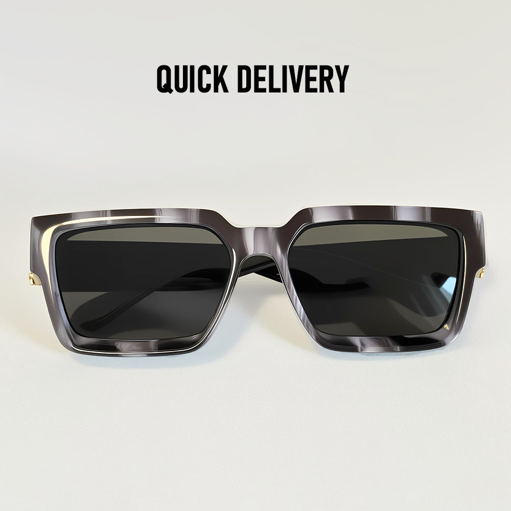 Lunettes de soleil carrées de marque, style vintage rétro, pour hommes et femmes, monture épaisse, lunettes de mode, dropshipping, Gafas De Sol