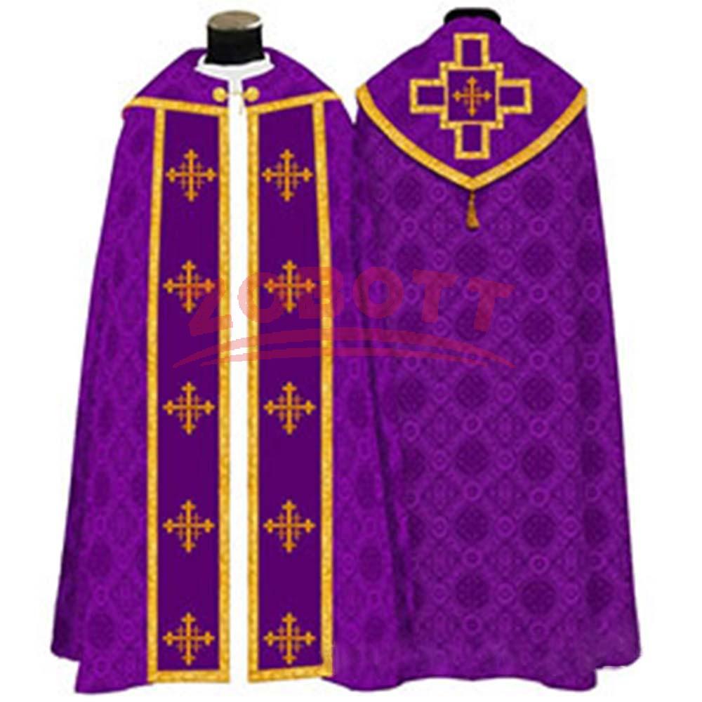 Cape unisexe pour vêtements catholiques d'église, Cape de prêtre, Chasuble de célébration, Robe de massage