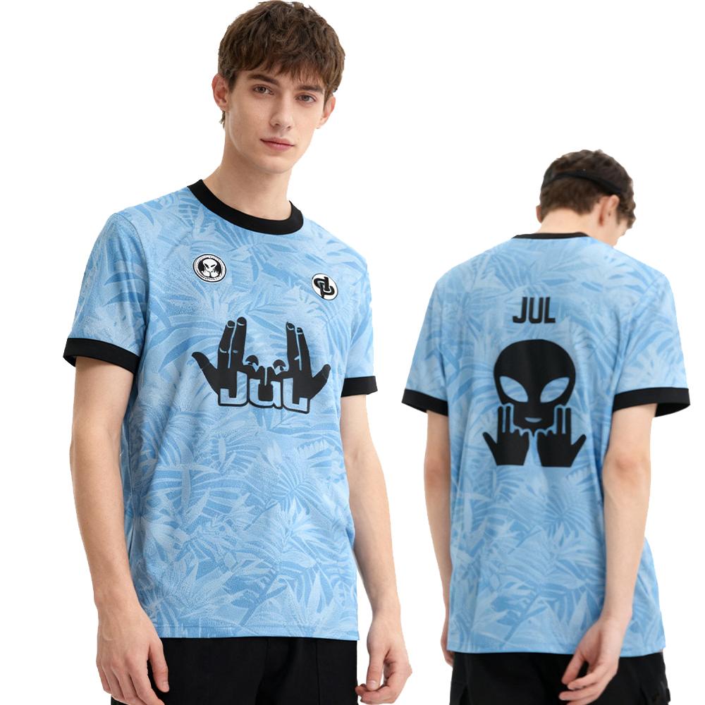 Nouveau JUL maillot de Football hommes et femmes à manches courtes Sport col rond T-Shirt DP impression personnalisable respirant uniforme de Football