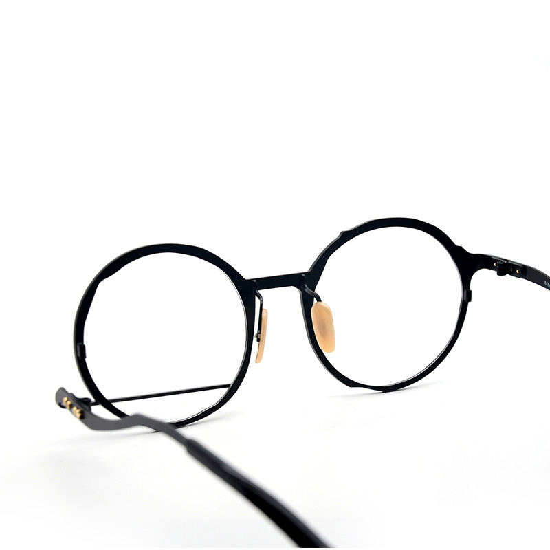 Lunettes de lecture en acétate de métal pour femmes, lunettes optiques myopes, lunettes de fête rondes, lunettes de mode, marque de luxe, 2024