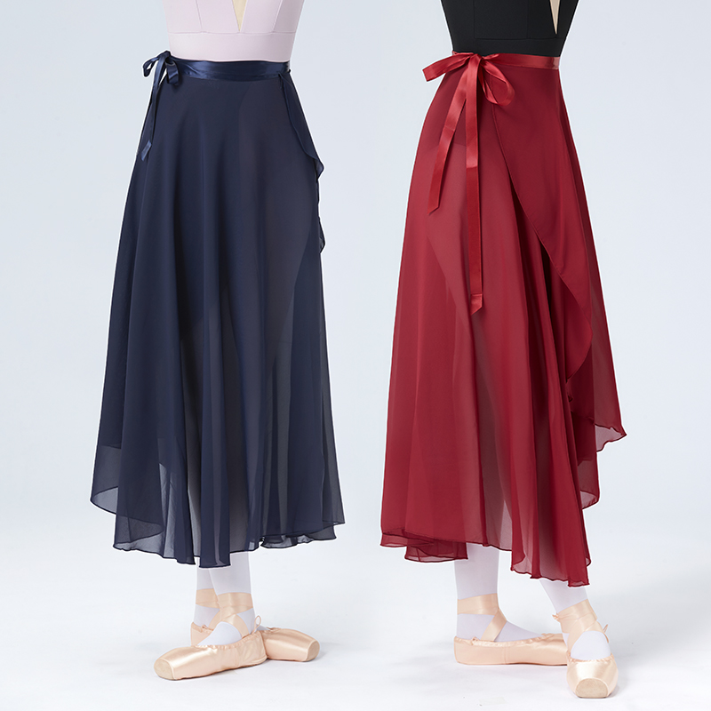 Jupe de Ballet Longue en Mousseline de Soie pour Femme, Tutu Dégradé, Costumes de brev, pour Adulte