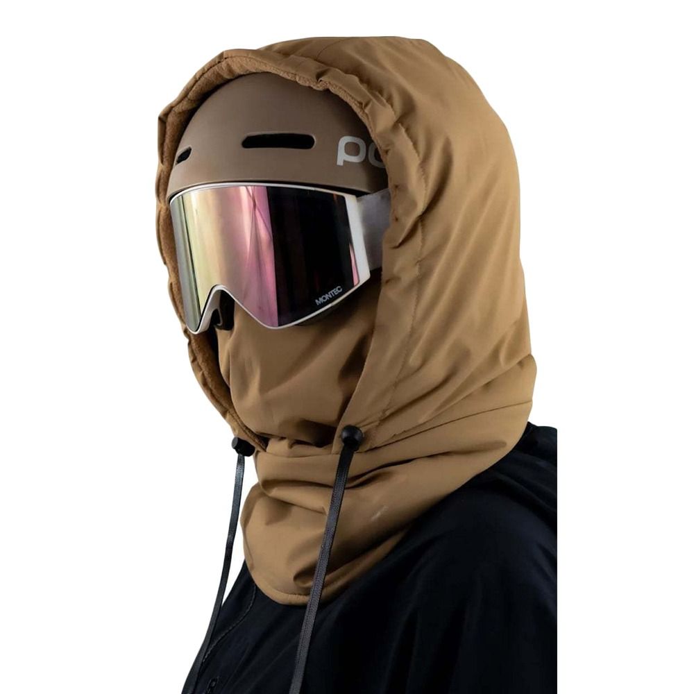 Chapeaux d'hiver à capuche avec cordon de serrage, écharpe résistante au froid, cagoule ultralégère, couvre-cou amovible, manteau court, débardeur unisexe