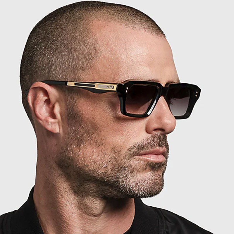 Nouvelles Lunettes de Soleil Métalliques Carrées 2026 pour Hommes – Style Rétro Tendance Urbain, Protection UV pour Voyage et Sports de Plein Air