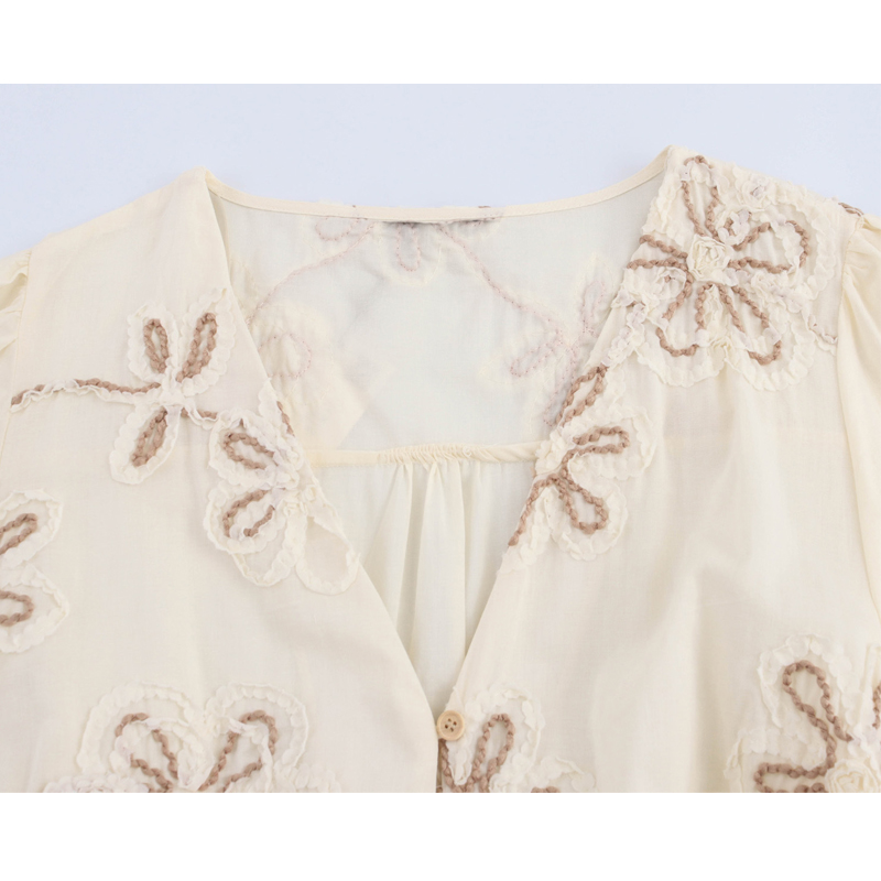 MUJER fleur brodé Mini robe femmes gland plissé robes courtes pour femme été plage femmes robe Boho robe femme