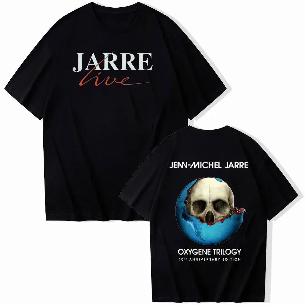 Jean Michel Jarre Album de musique-équinoxe-Zoolook-Oxygène Souvenir cadeau été coton t-shirt hommes conception personnalisée mode classique t-shirt