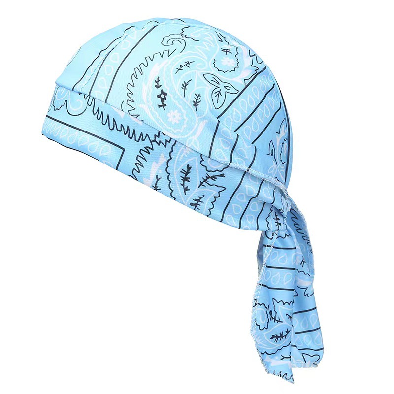 Foulard bandana pour homme, écharpe de cyclisme, mouchoir, chapeau de pirate d'extérieur, motif cachemire multicolore, pour moto, danse hip-hop