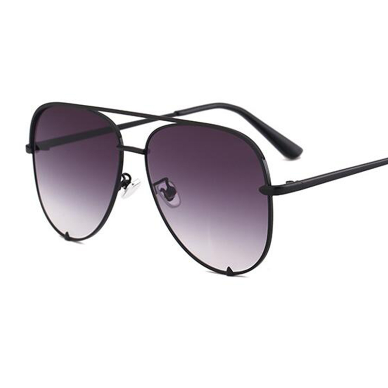 Lunettes de soleil rose pistolet, miroir argenté, surdimensionnées, marque de styliste, pilote, pour femmes et hommes, haut à la mode
