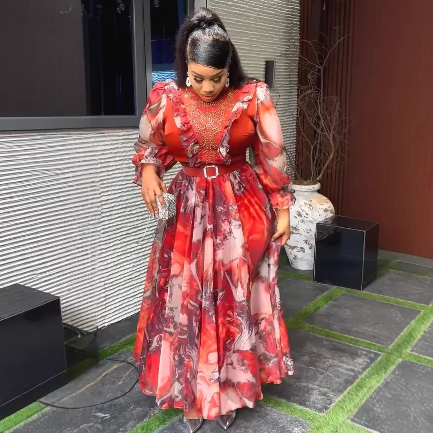 Robes de soirée africaines pour femmes élégantes turquie musulmane fête de mariage longue robe Ankara dames vêtements grande taille robe de luxe