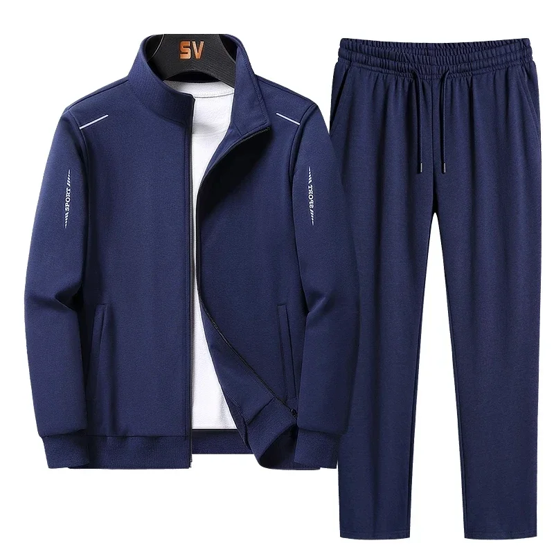 Survêtement de jogging décontracté pour homme, ensemble de pantalons de survêtement monochromes, grande taille 6XL, 7XL, 8XL, nouvelle arrivée