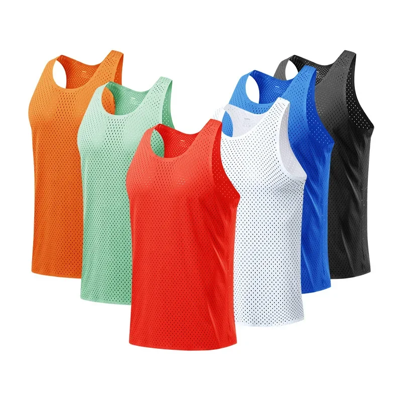 Maille respirante pour homme, piste de sport, course à pied longue distance, vernis à séchage rapide, précieuse d'athlétisme, marathon d'été, entraînement masculin