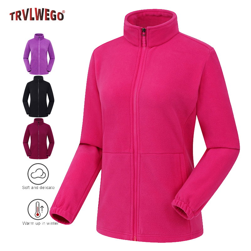 Veste en laine pour femme, col montant, chaude, respirante, résistante au froid, décontractée, confortable, pour les voyages en plein air, la randonnée