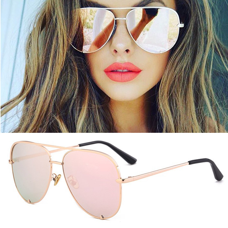 Lunettes de soleil pilote Aviation pour femmes et hommes, nuances rétro classiques dégradées, marque de luxe de styliste, 2024