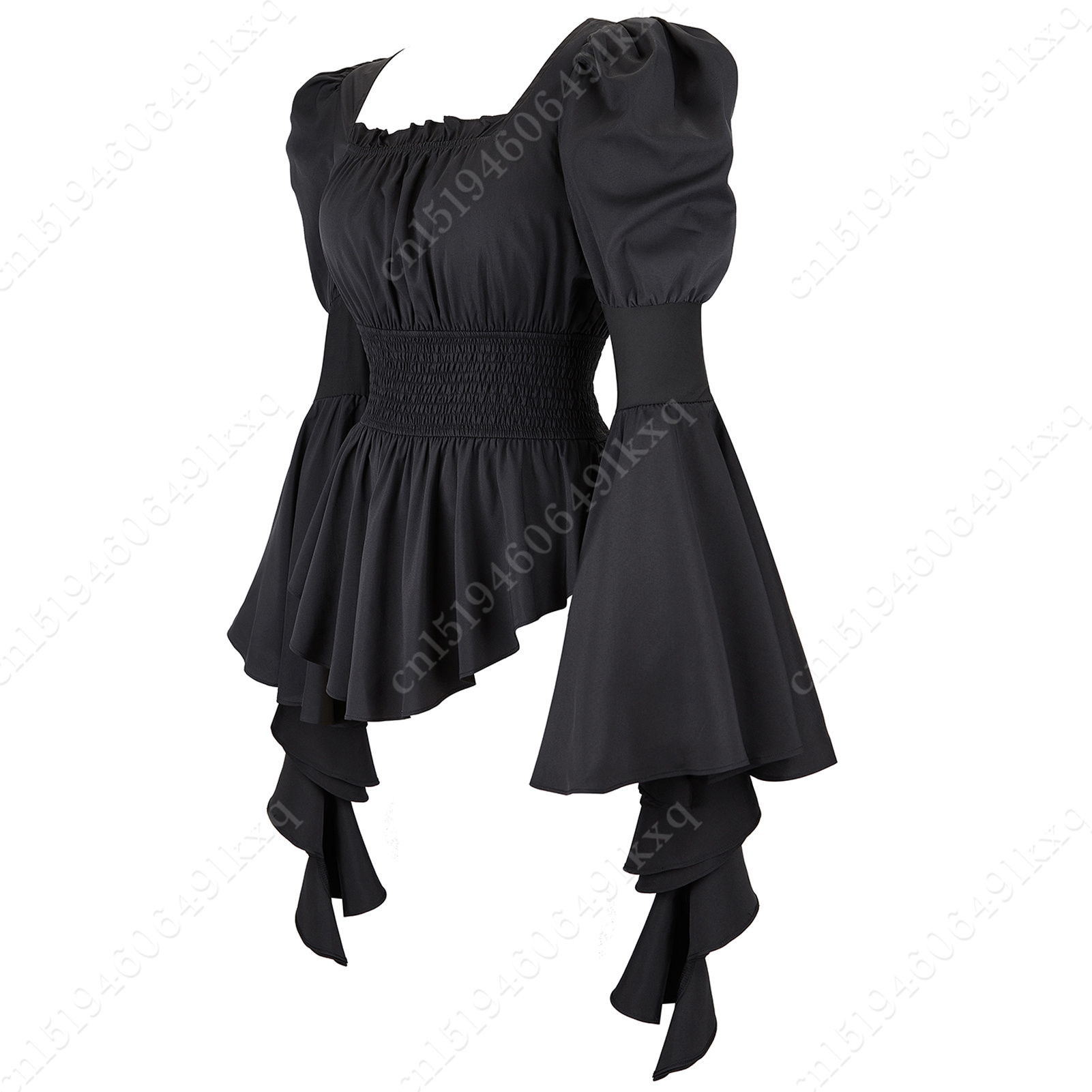 Chemisier médiéval femmes manches longues Steampunk Pirate blouse victorienne filles gothique Costume chemise rétro