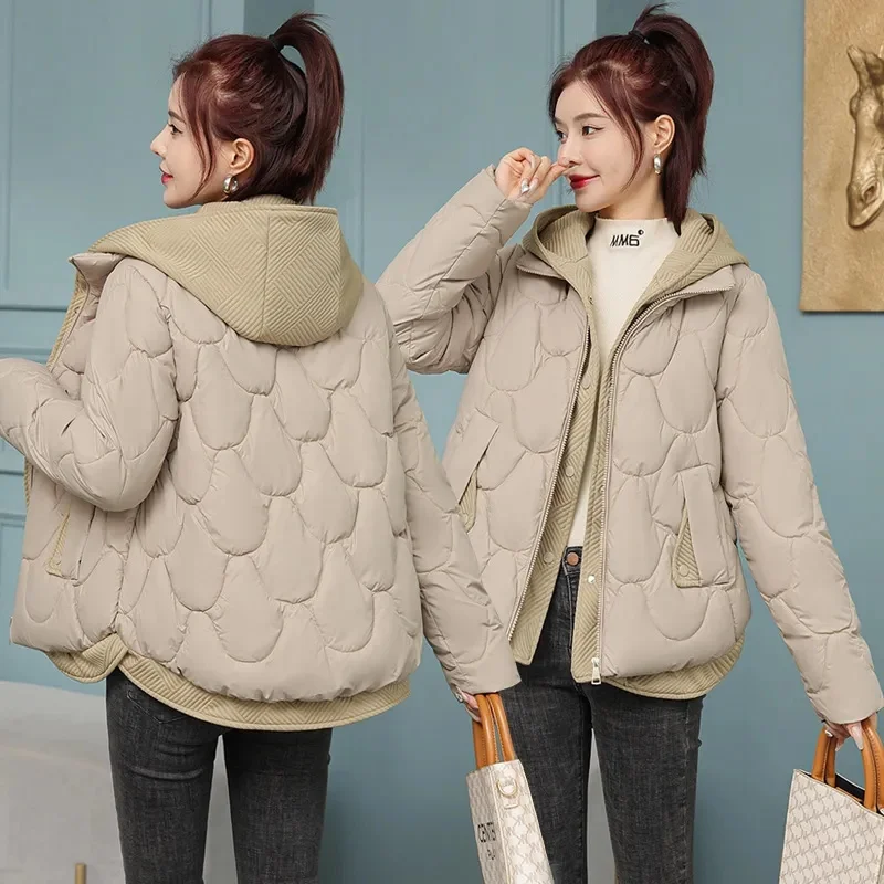 Hiver femmes veste Parkas manteau 2024 nouveau épais chaud rembourré manteau femme hiver vêtements d'extérieur veste ample Parkas vêtements de neige vêtements d'extérieur