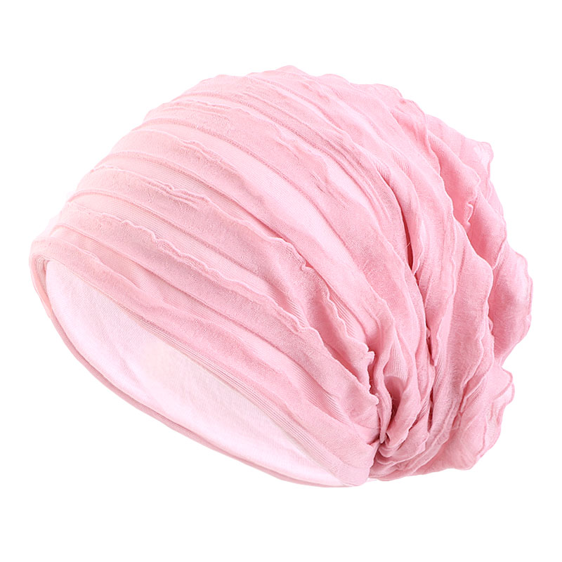 Nouveau femmes Baggy Slouchy Turban doux tricot vache persienne bonnet chapeau élastique léger respirant chimio casquettes décontracté mince tête enveloppement