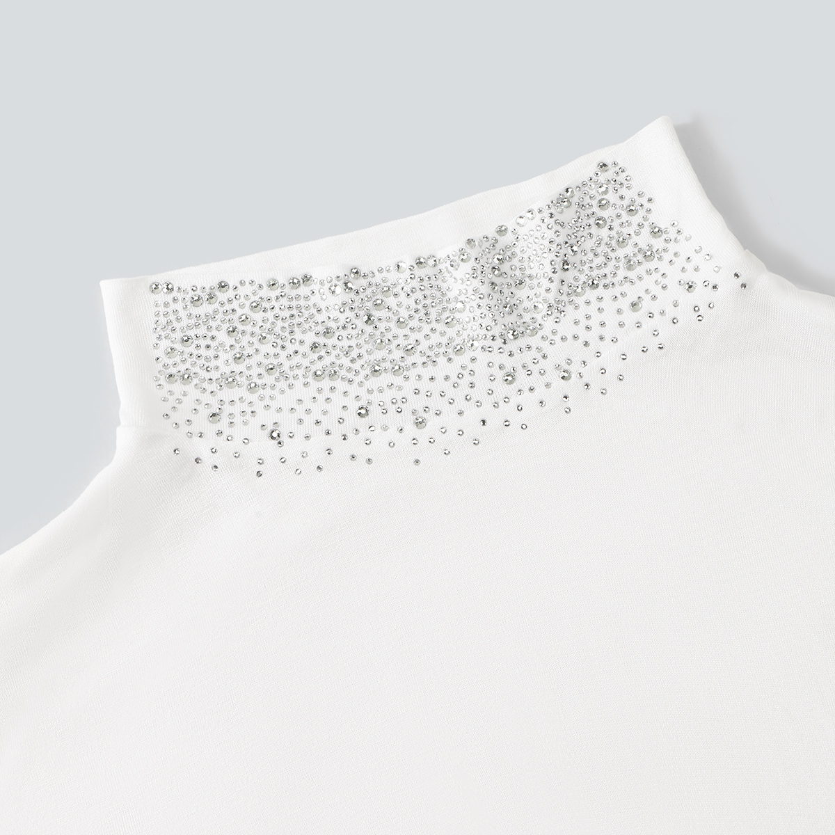 Faux col en coton Modal de qualité supérieure, avec strass, col roulé islamique détachable, pour femmes musulmanes, Ramadan Eid, nouvelle collection