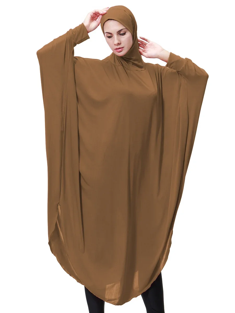 Grand Khimar Abaya femmes musulmanes robes Hijab aériennes Eid à capuche Ramadan dubaï Robe arabe islamique Abayas Burqa vêtements caftan