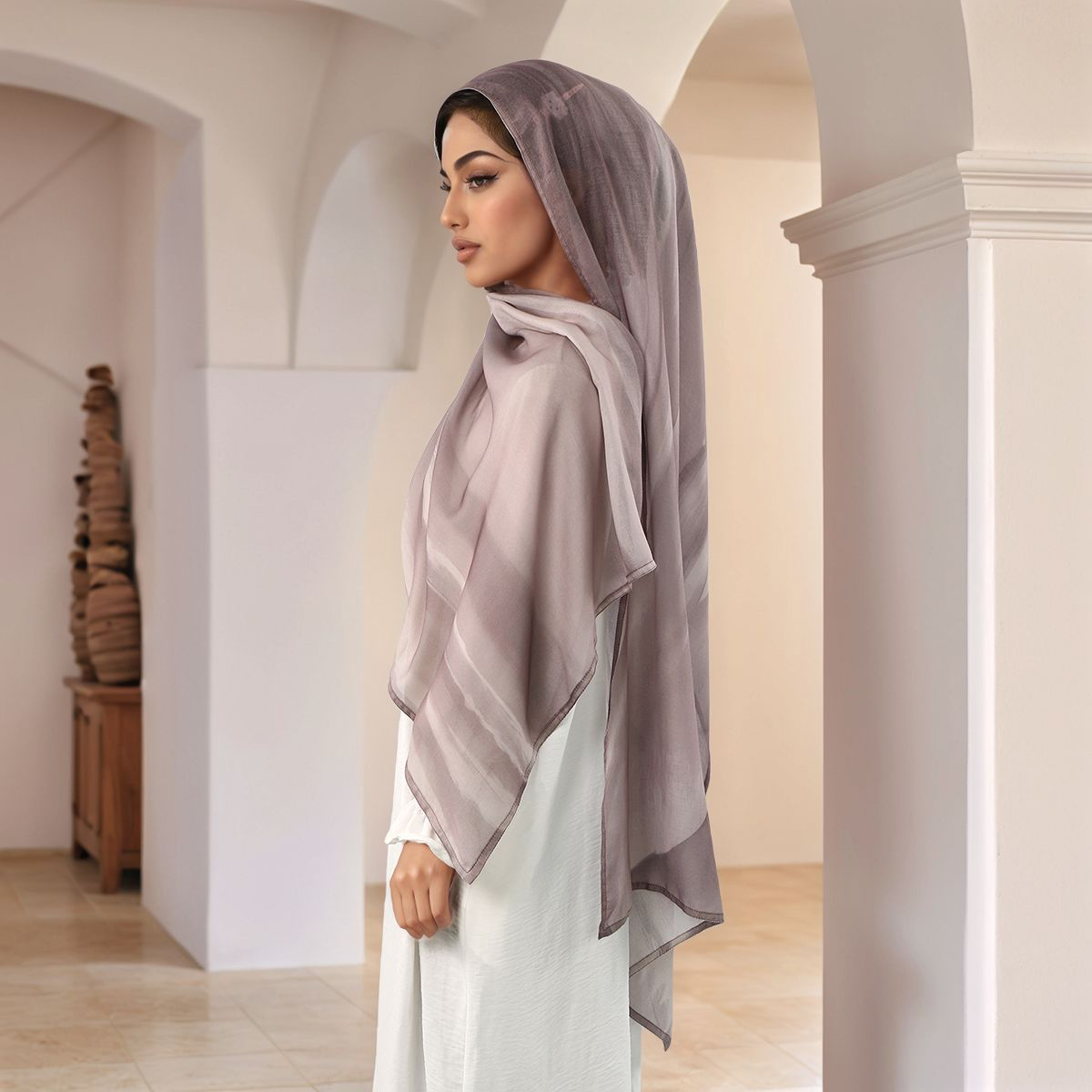 Mode aquarelle Modal Hijab imprimé écharpe pour femme musulman coton Hijiab femmes écharpe Turbante Feminino Africano Islam cadeaux