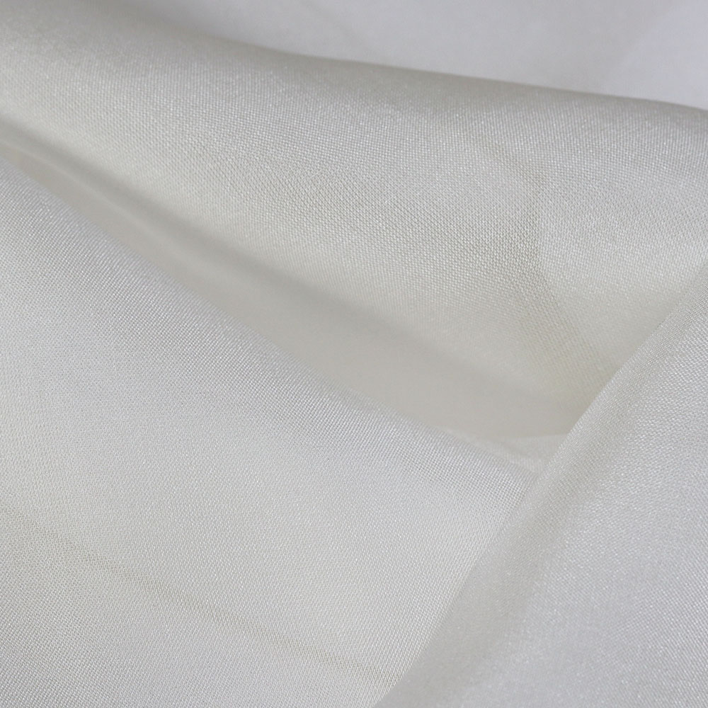 Tissu en mousseline de soie naturelle, blanc fin, sans colorant, 6mm, 140cm, pour peinture et couture, vente en gros