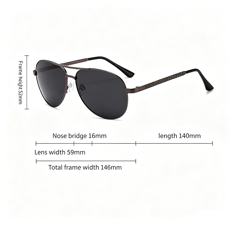 Lunettes de soleil polarisées pour hommes, design de marque, grande monture, pour la conduite automobile, la pêche, marron, mode vintage, lunettes de protection