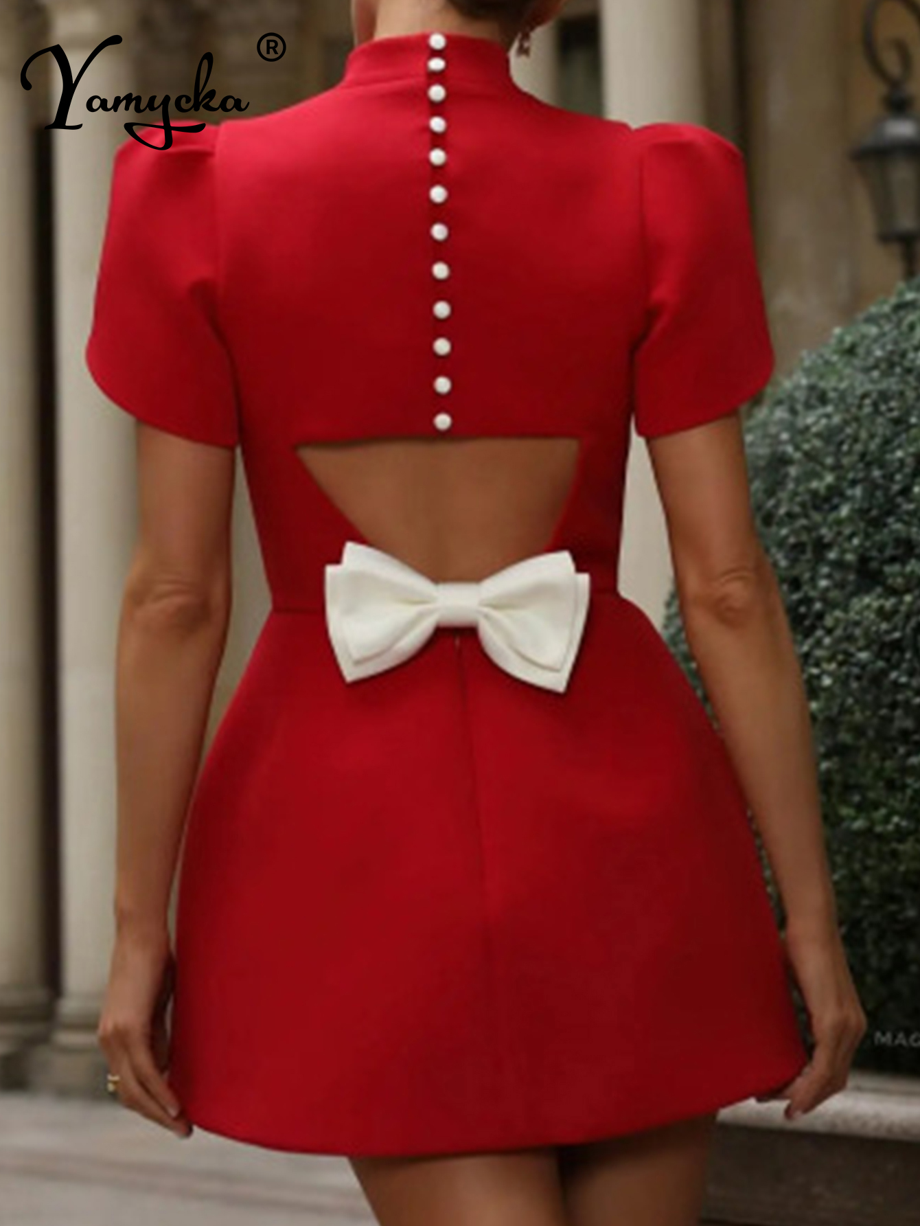 Robe d'été mini sexy noire et blanche pour femme, robe de soirée élégante rouge pour anniversaire, vêtements féminins, robes courtes dos nu pour soirée, Vestidos