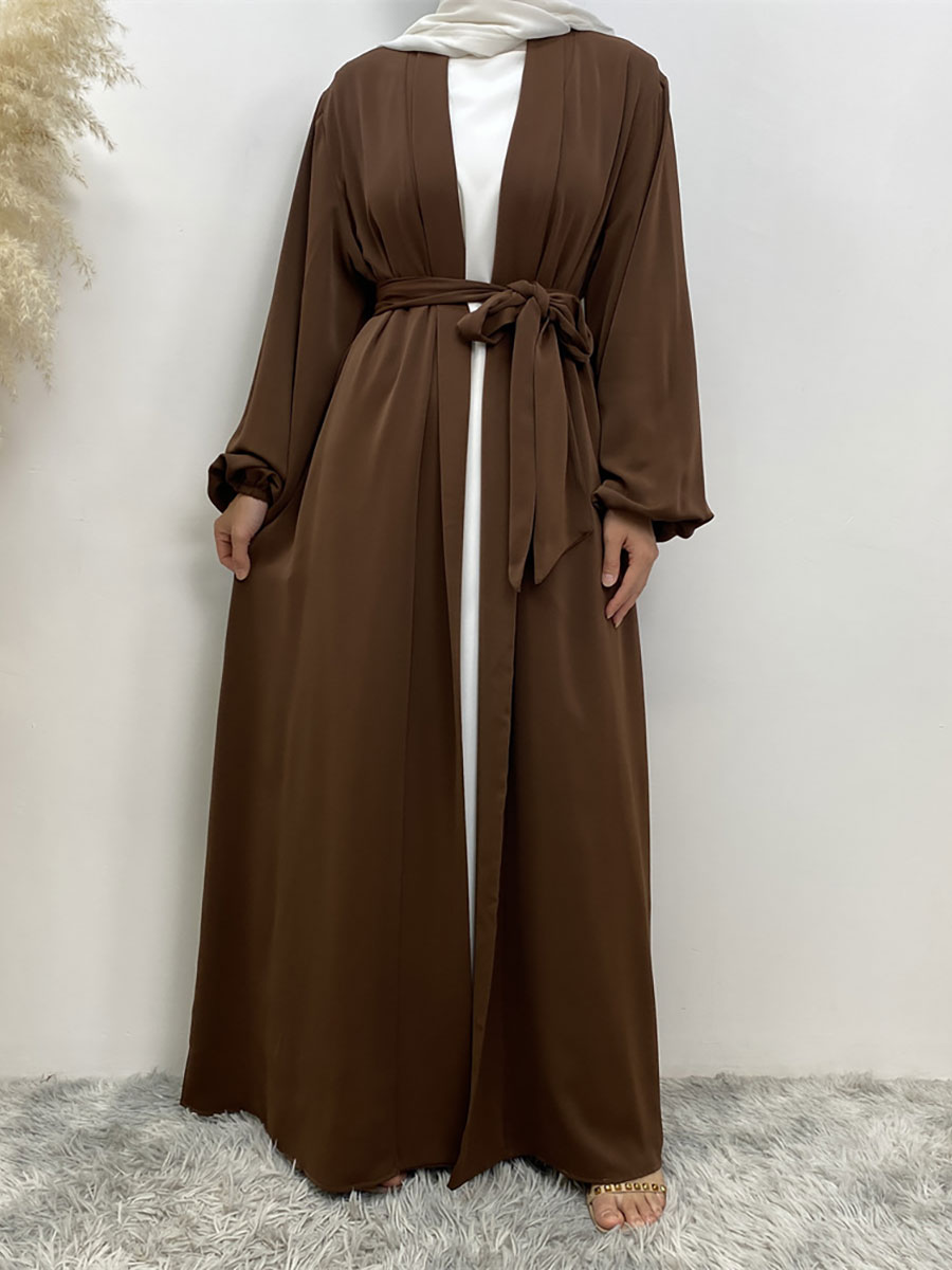 Eid Ramadan ouvert Abaya dubaï luxe turquie Abayas pour femmes Robe de mode musulmane caftan islamique Kimono Femme Robe musulmane