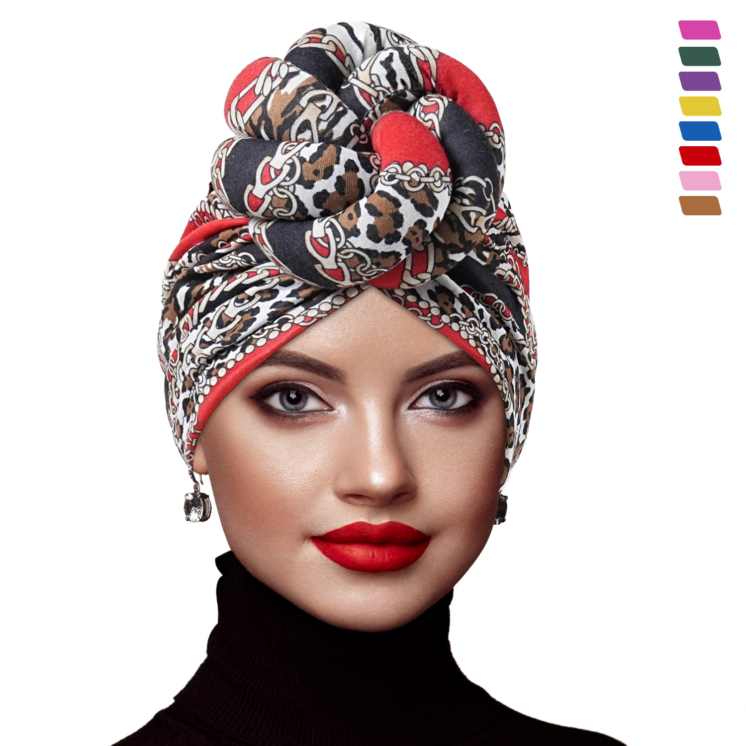 Nouveau Turban africain pour femmes grande fleur extensible Turban bandeau bonnet chapeau dames Turbante Mujer Bandanas chimio casquette couvre-tête