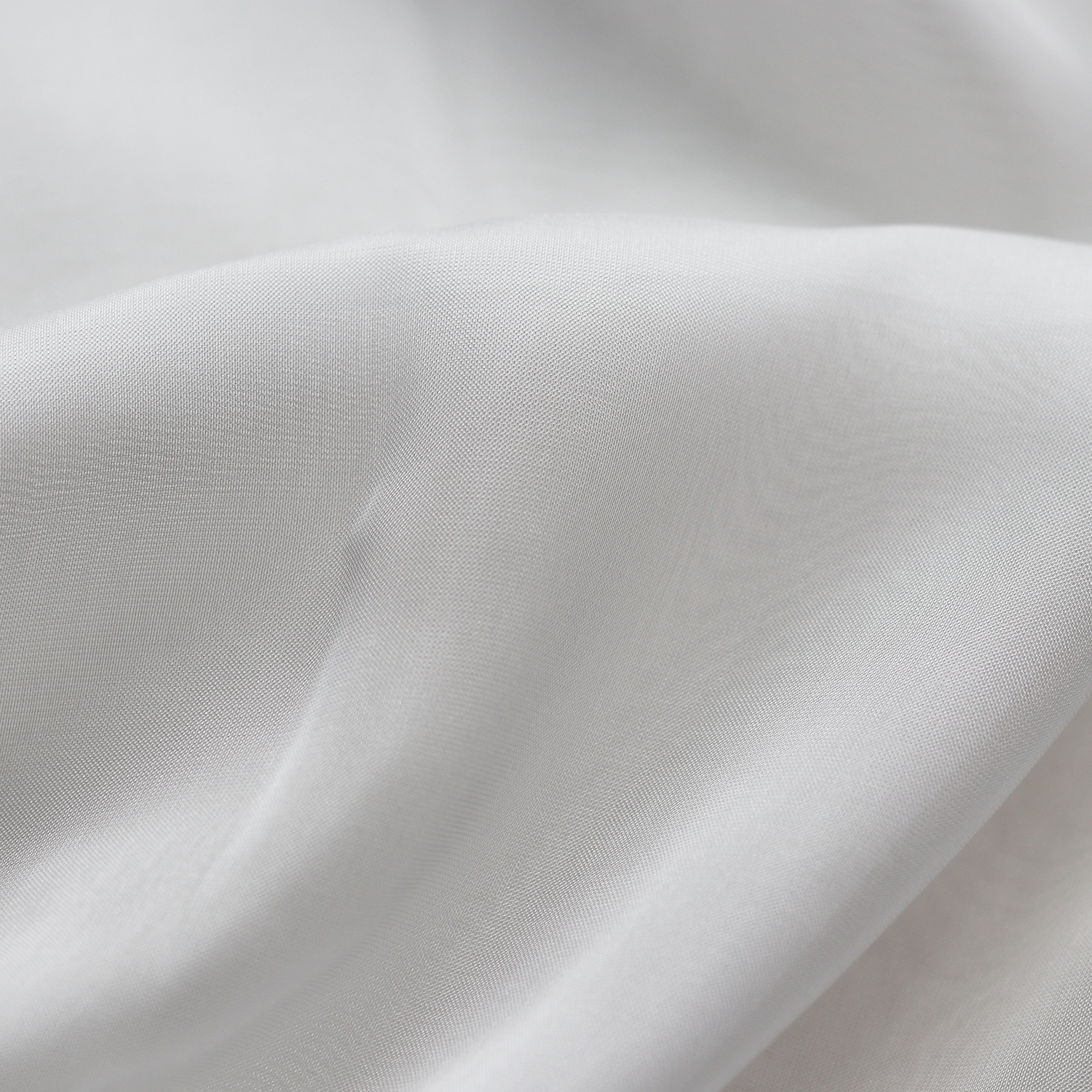 Tissu Chiifon en Viscose de soie blanche transparente, 1 mètre, 8mm, peinture à la mode, tissus artisanaux, breloque en soie, artisanat de décoration de mariage