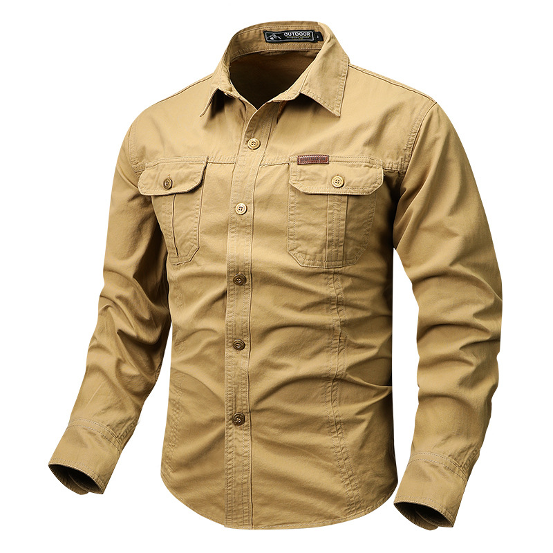 Chemise tactique chemises pour hommes chemise militaire à manches longues chemise tactique homme chemise noire homme chemise extérieure