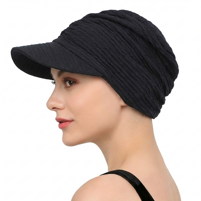 Nouvelle Casquette de Baseball Tendance pour Femme avec Voile Hijab, Bonnet Musulman, Chapeau de Soleil, Foulard, Bandana, Turban