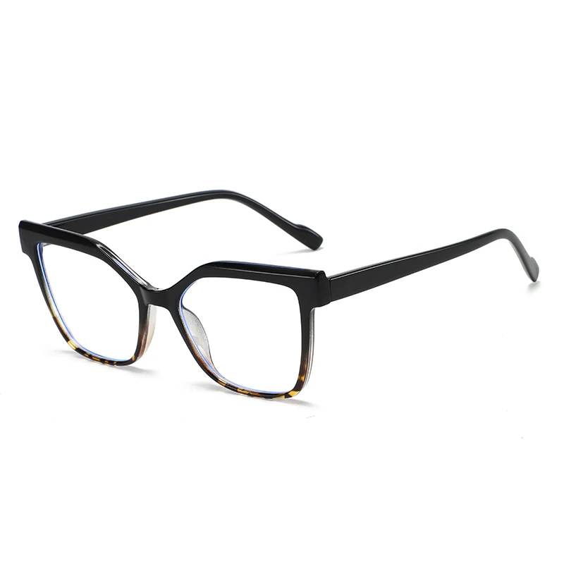 Lunettes de lecture rétro Ultra légères et neutres pour femmes, blocage de couleur, grand cadre, polyvalentes, Anti-lumière bleue, nouvelle mode