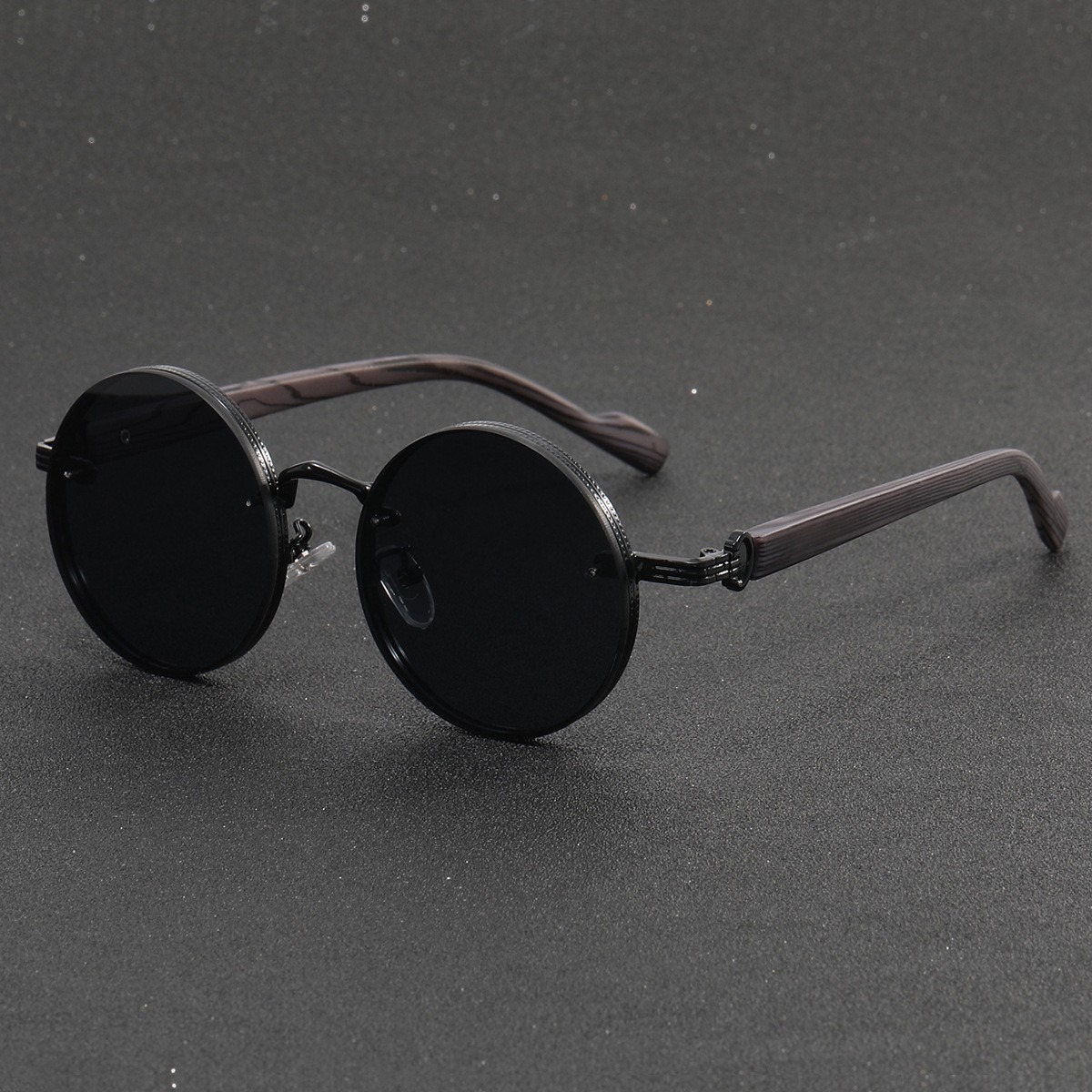 Lunettes de soleil rondes vintage pour hommes et femmes, mode classique, verres dégradés, lunettes de soleil tendance, marque de luxe, lunettes de créateur