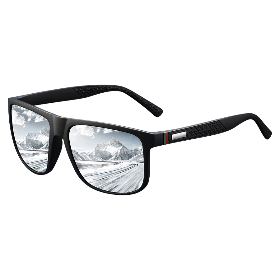 Lunettes de soleil vintage à carreaux carrés, style classique, unisexe, pour la pêche, la conduite, lunettes de marque de créateur pour hommes et femmes, vacances