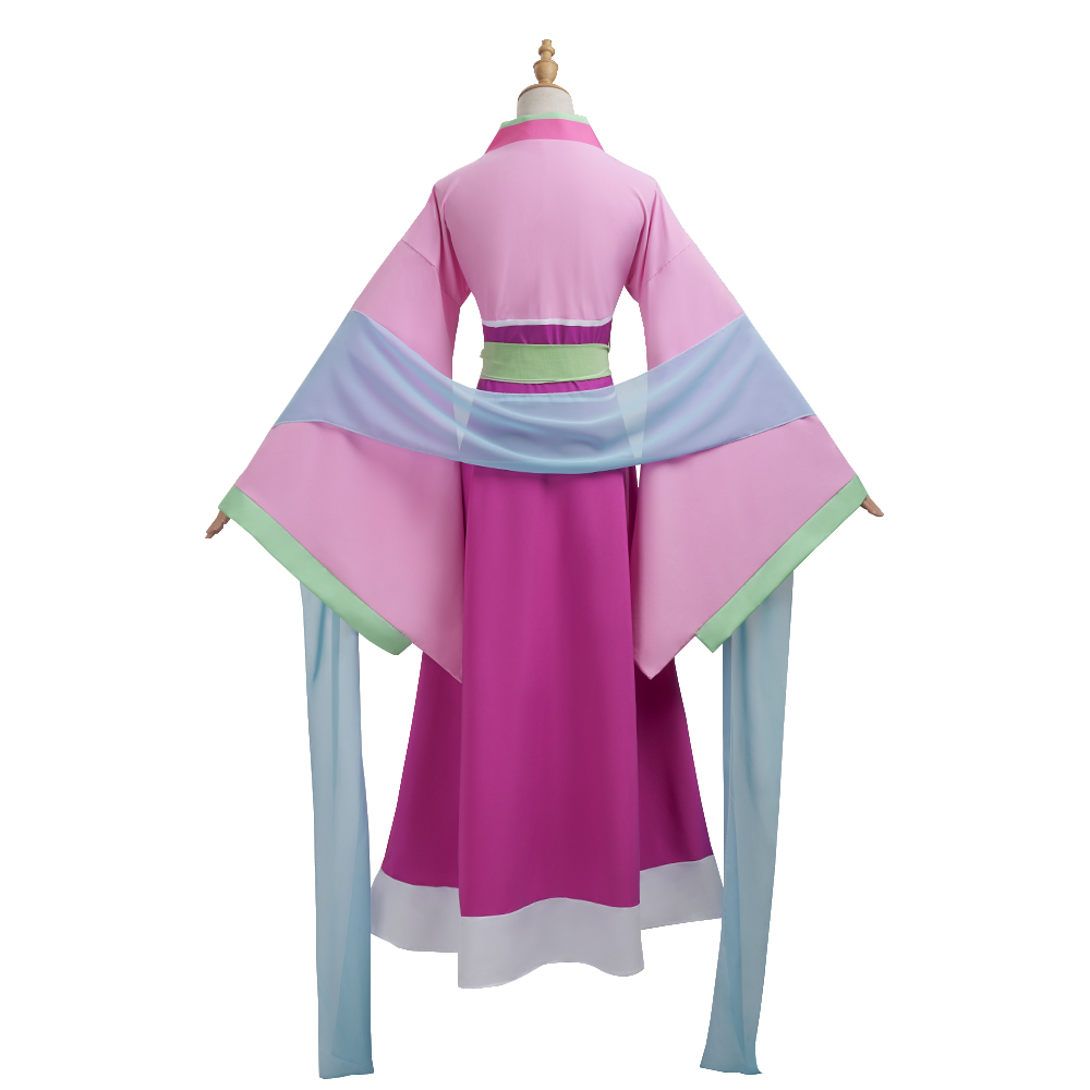 Costume de Cosplay Anime Maomao, perruque, robe rose The Apothecary Diaries, tenues de jeu de rôle, costumes pour fête d'Halloween, Comic Con
