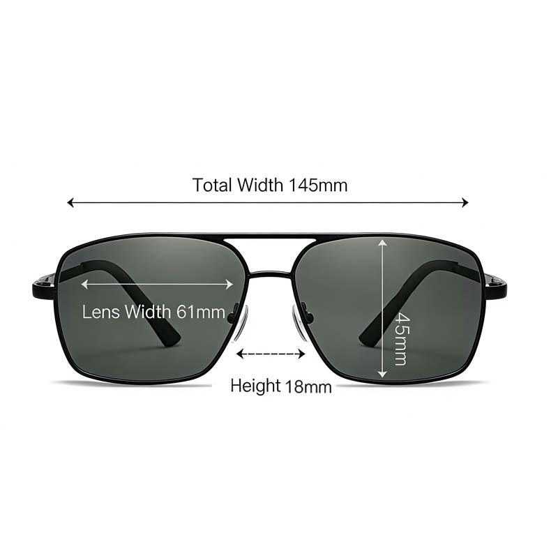 Lunettes de myopie pour hommes, polarisées, protection UV, lunettes de soleil pour la conduite, anti-éblouissement, lunettes de vue, dioptrie jusqu'à 0 -4.0
