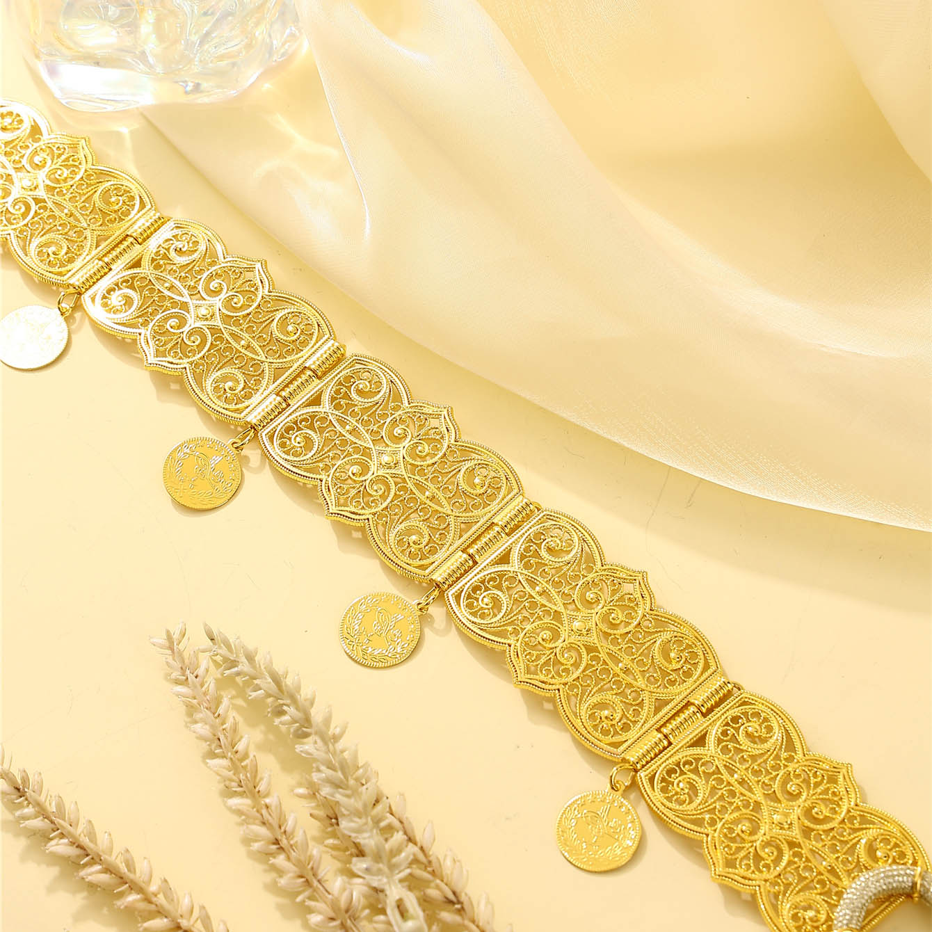 Ceintures de taille pour robe algérienne pour femmes, taille réglable, accessoires de fête de mariée du moyen-orient, cadeaux pour dames