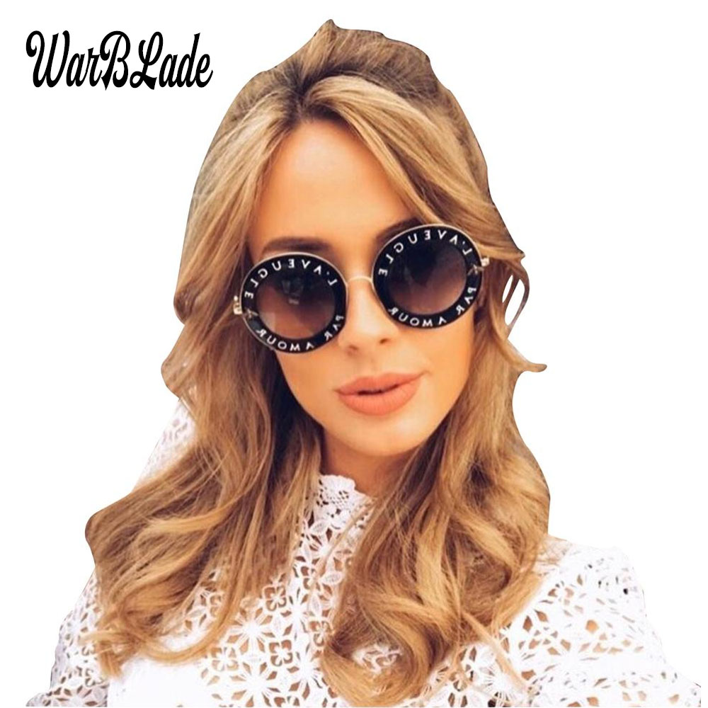 Lunettes de soleil rondes rétro noires pour hommes et femmes, lettres anglaises, petite équation, marque de créateur, mode masculine et féminine, 2020
