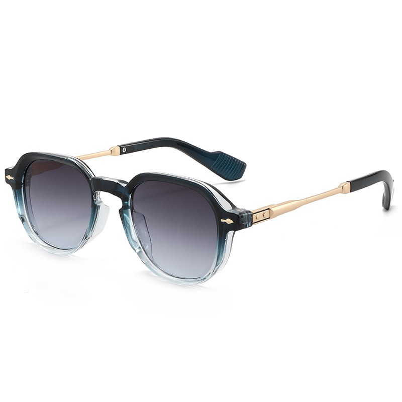 Lunettes de soleil ovales tendance pour hommes et femmes, de marque de luxe, style vintage, pour la conduite