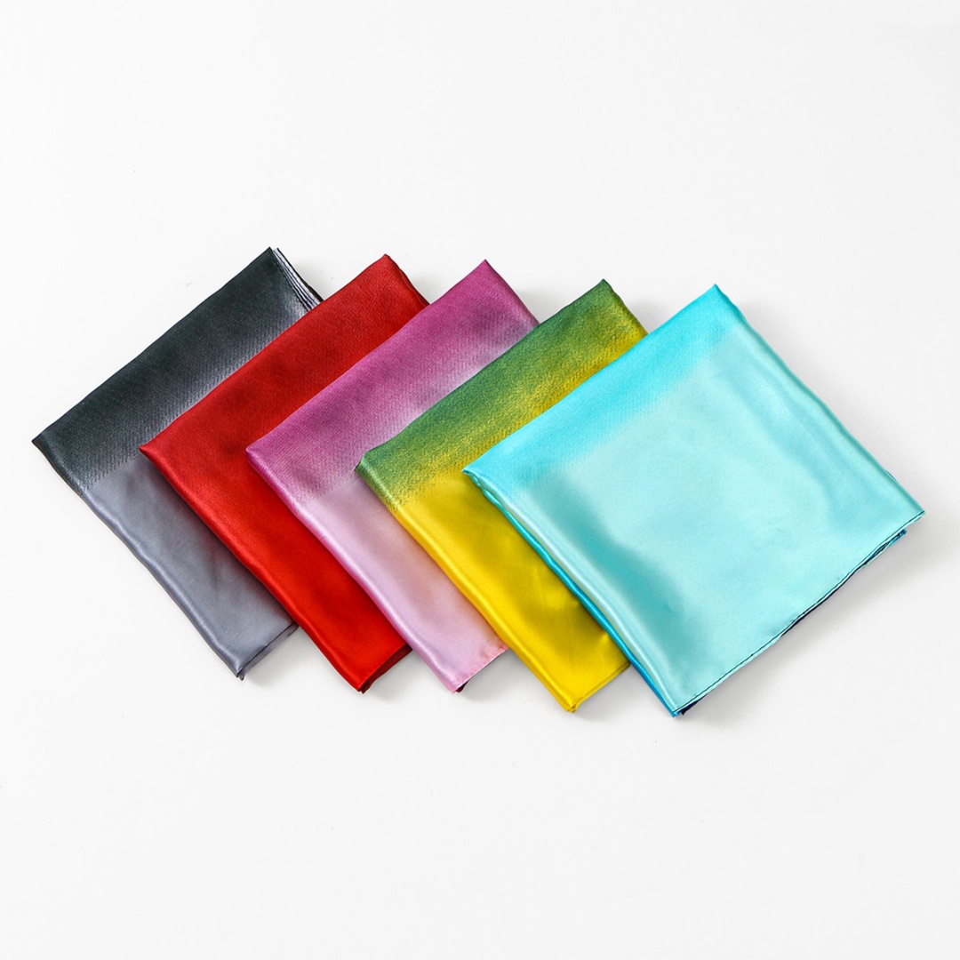 Foulard carré en satin de soie 90x90cm pour femme, châle, bandeau, couvre-chef, hijab, bandana