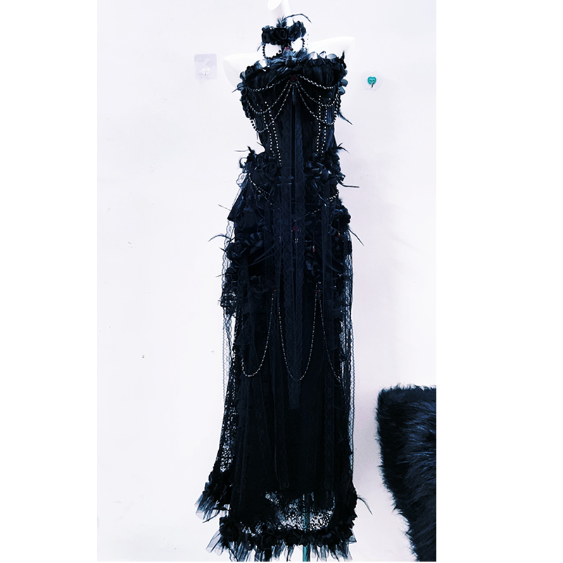 Robe formelle Lolita Kawaii robe formelle dentelle robe formelle gothique y2k robe formelle vintage robe formelle vêtements gothiques vêtements y2k