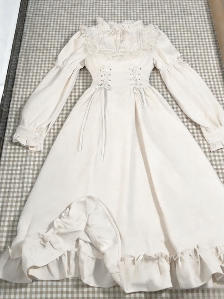 Robe mi-longue Vintage française pour femmes, tenue de soirée décontractée à carreaux, tenue de bureau, une pièce, mode coréenne Chic, printemps