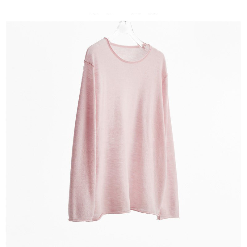 Vêtements pour femmes grandes tailles~T-shirt à manches longues, pull en laine, haut de base, nouvelles arrivées automne 2026