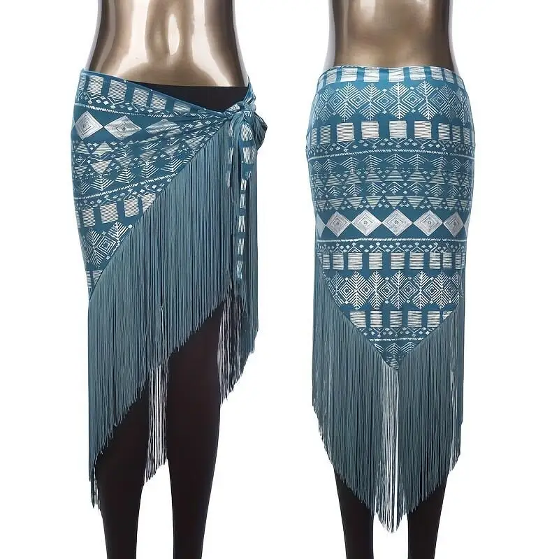 Nouvelle Écharpe Longue Élégante pour Femme, Style Rétro, à Pompons, Estampage Doré, Accessoire de Danse
